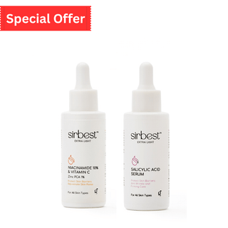 Exfoliation and Brightening Routine with Salicylic & Niacinamide روتين التقشير والتفتيح - Greenway pharma