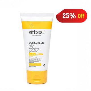 Sirbest Gel Cream Sunscreen SPF 50+ for Oily, Combination and Acne-prone skin 50 ml
