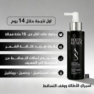 Roots & Ends Anti Hair Loss Spray 120 ml - Greenway pharma