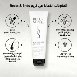 Roots & Ends Hair Repairing Cream 120 ml - Greenway pharma