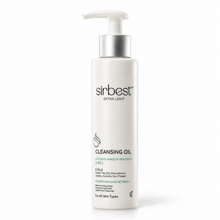 Sirbest Cleansing Oil – 2-in-1 Lotion & Makeup Remover - Greenway Pharma | Hair Care & Skin Care Products in Egypt