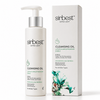 Sirbest Cleansing Oil – 2-in-1 Lotion & Makeup Remover - Greenway Pharma | Hair Care & Skin Care Products in Egypt