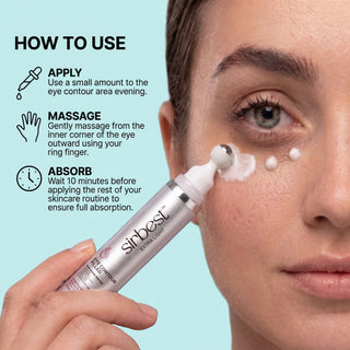 SIRBEST Eye Contour Filler – Under Eye Cream for Dark Circles, Puffiness & Fine Lines | 17 ml - Greenway Pharma | Hair Care & Skin Care Products in Egypt
