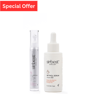 Sirbest Eye & Retinol Duo Hydration Boost Kit روتين البشرة بدون تجاعيد - Greenway pharma
