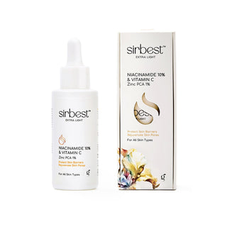Sirbest Niacinamide Serum 10% + Vitamin C & Zinc PCA 1% - Greenway pharma