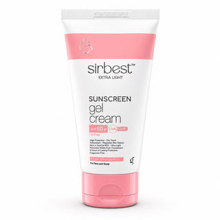 Sirbest Sunscreen Gel Cream SPF 50+ for Dry and Normal Skin 50 ml - Greenway Pharma | Hair Care & Skin Care Products in Egypt