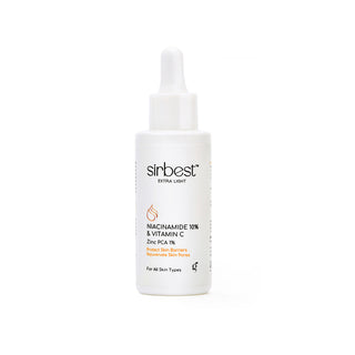 Sirbest Niacinamide Serum 10% + Vitamin C & Zinc PCA 1%